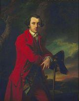 Francis Cotes Portrait of Archibald Hamilton oil painting image